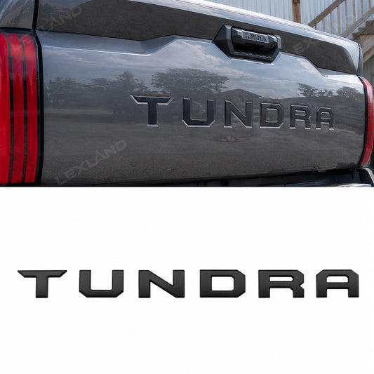 Tundra Tailgate Letters 3D Emblems Overlay Insert Kit for Toyota