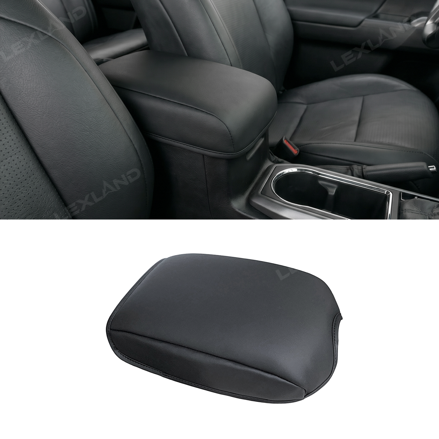 Tacoma Center Console Cover Black Armrest Covers For Toyota
