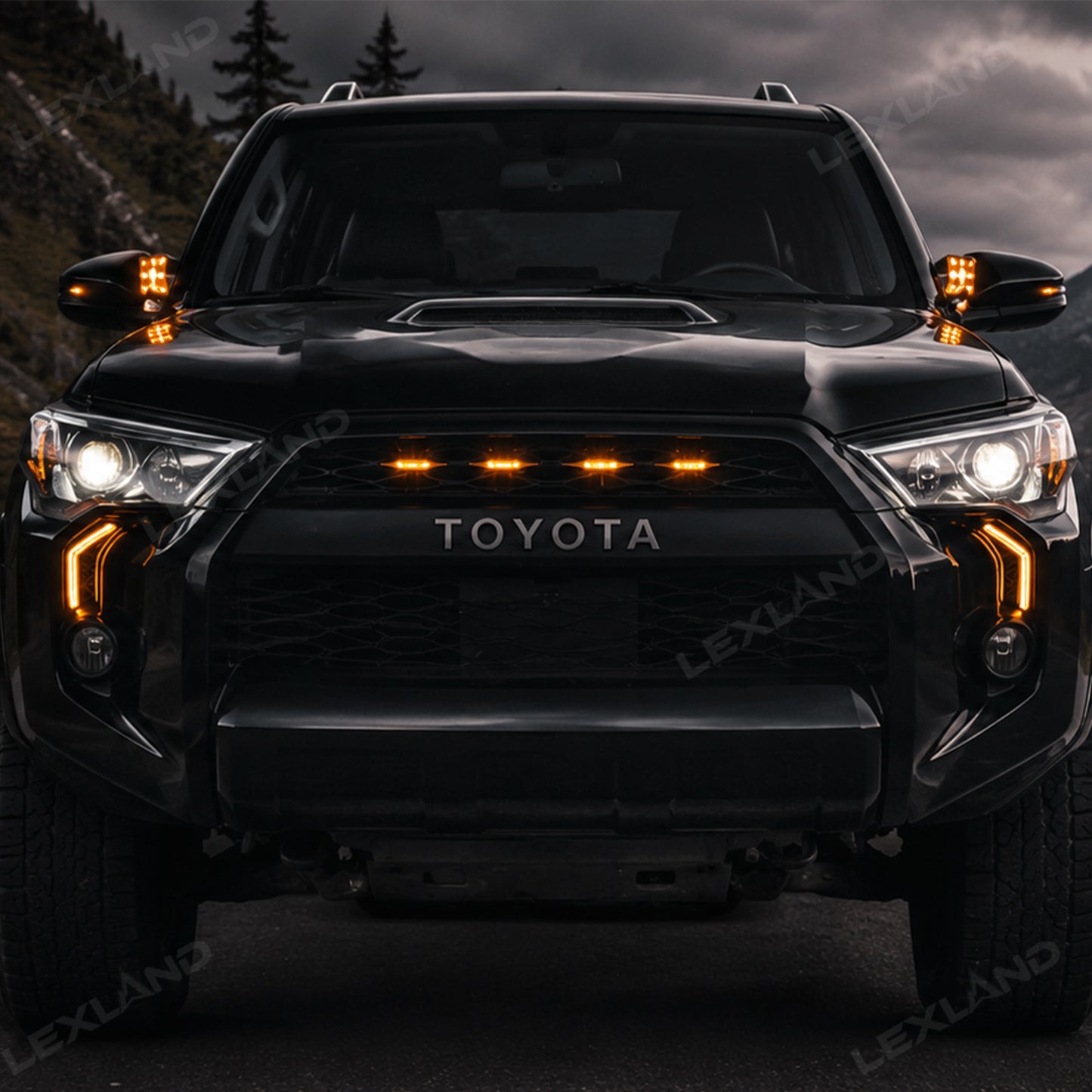 4Runner Fog Lights LED Daytime Running Lights For Toyota