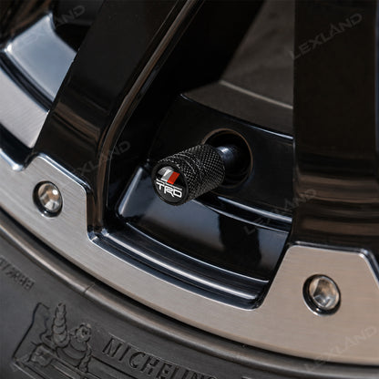 Tacoma/ 4Runner/ Tundra Tire Valve Stem Caps Cover TRD-Style Wheel Valve Caps Aluminum Alloy Dust Caps 4PCS