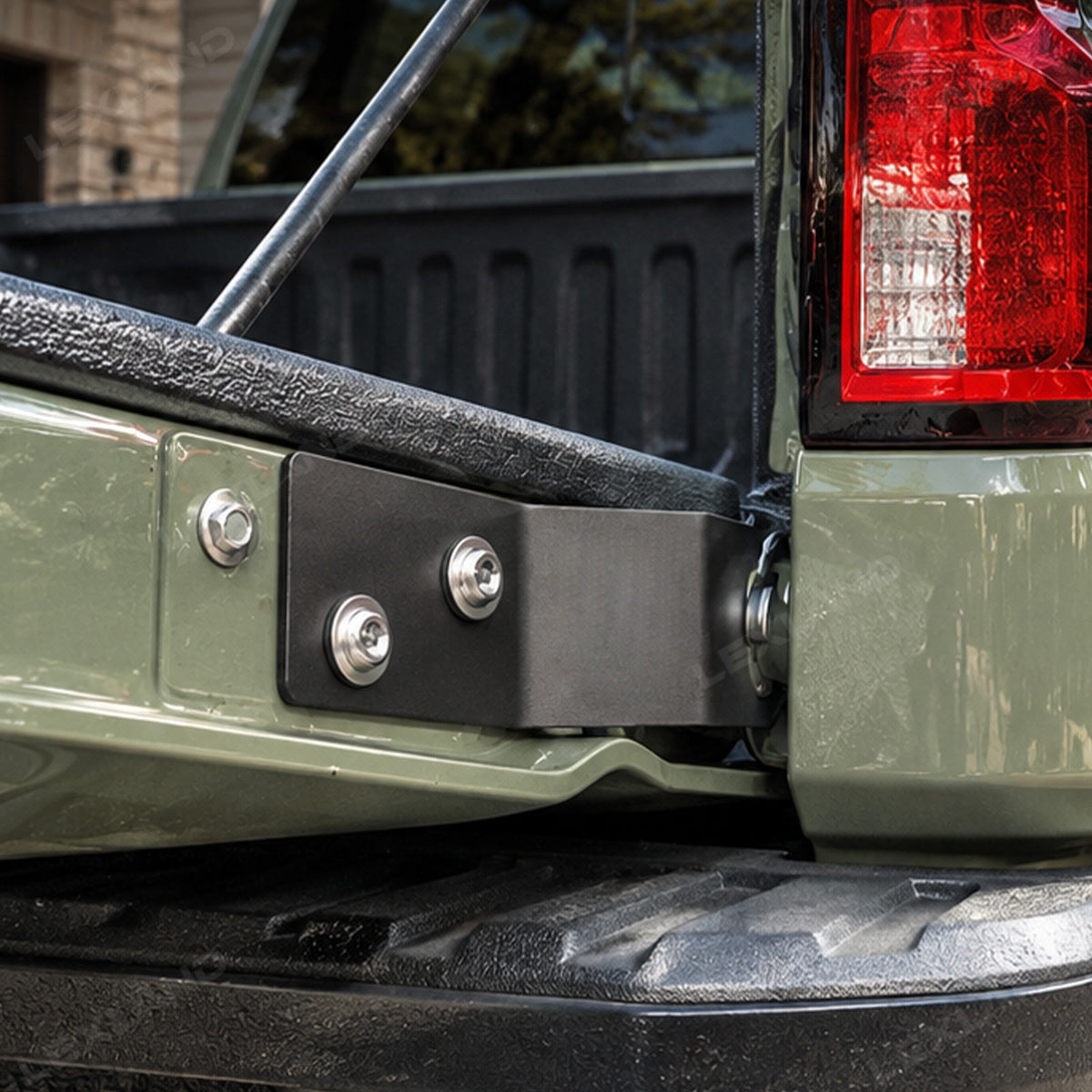 Silverado 1500 Anti-Theft Lock Security Stainless Steel Tailgate Theft Protector for Chevy