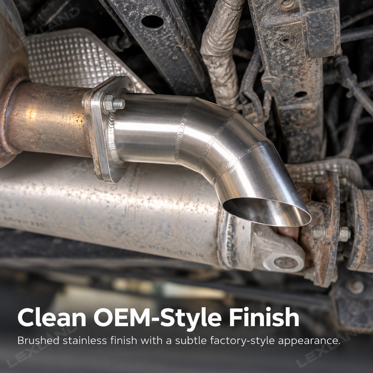 Tundra Trail Pipe High-Clearance Stainless Steel Exhaust for Toyota