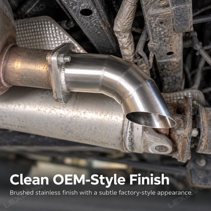 Tundra Trail Pipe High-Clearance Stainless Steel Exhaust for Toyota