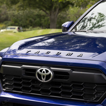 Tacoma Hood Letter Inserts Black Emblem Overlays For Toyota