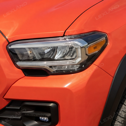 Tacoma Front Headlight Clear Lens High-Transparency PC Headlamp Covers for Toyota
