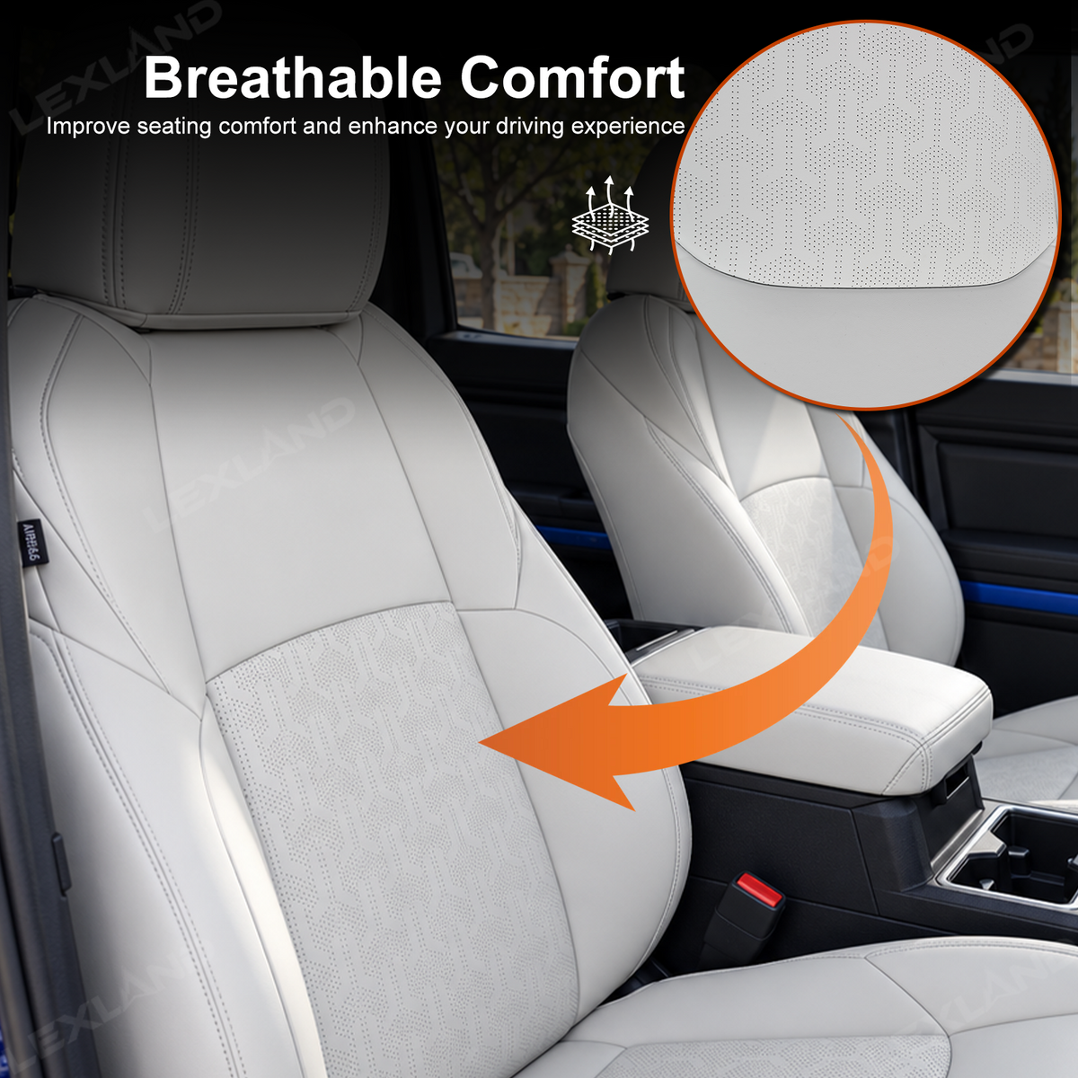 Tacoma/4Runner Embossed Seat Covers Seat Upholstery Covers for Toyota