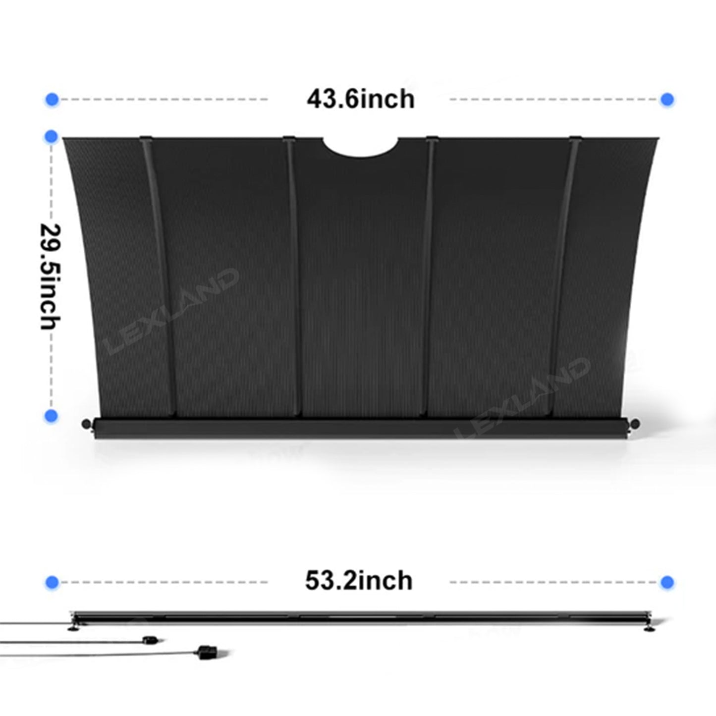 Tacoma/4Runner Electric Front Windshield Sun Shade Auto-Lift Power Sunshade for Toyota