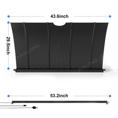 Tacoma/4Runner Electric Front Windshield Sun Shade Auto-Lift Power Sunshade for Toyota