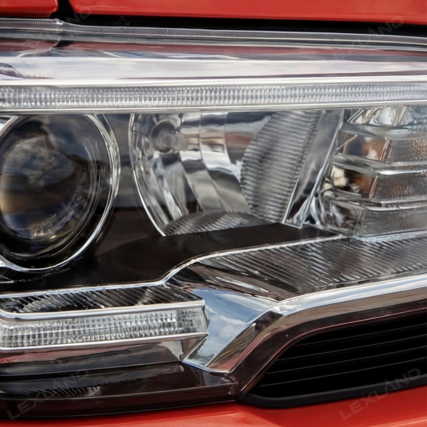 Tacoma Front Headlight Clear Lens High-Transparency PC Headlamp Covers for Toyota