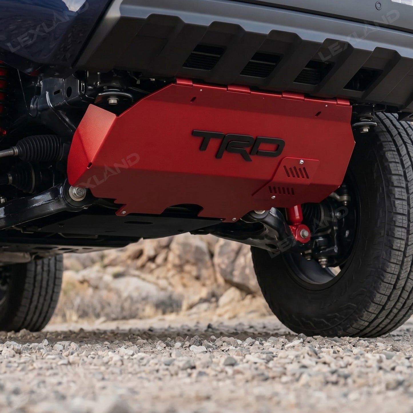4Runner Skid Plate with TRD Letter Style Off-Road Underbody Protection Plate for Toyota