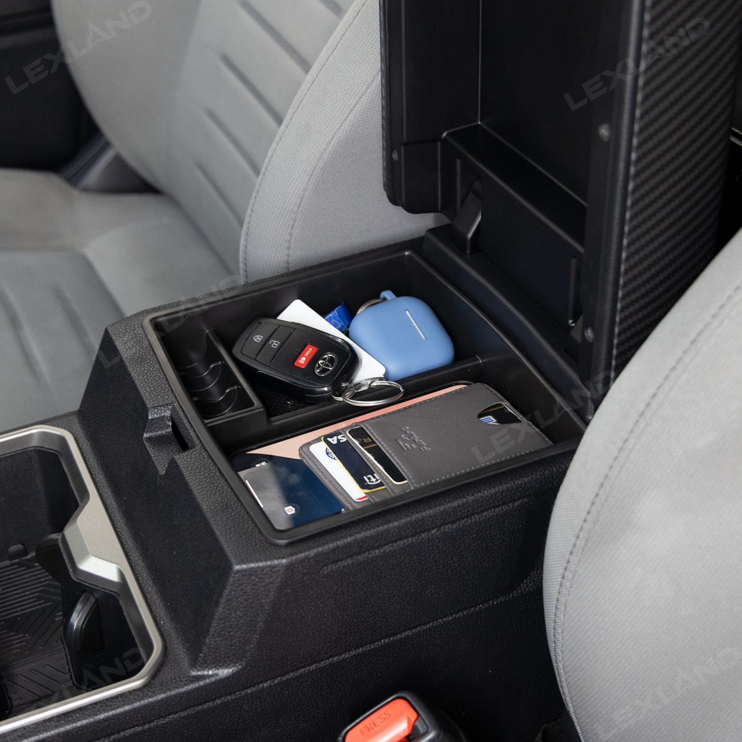 Tacoma Center Console Organizer Armrest Storage Box Tray for Toyota