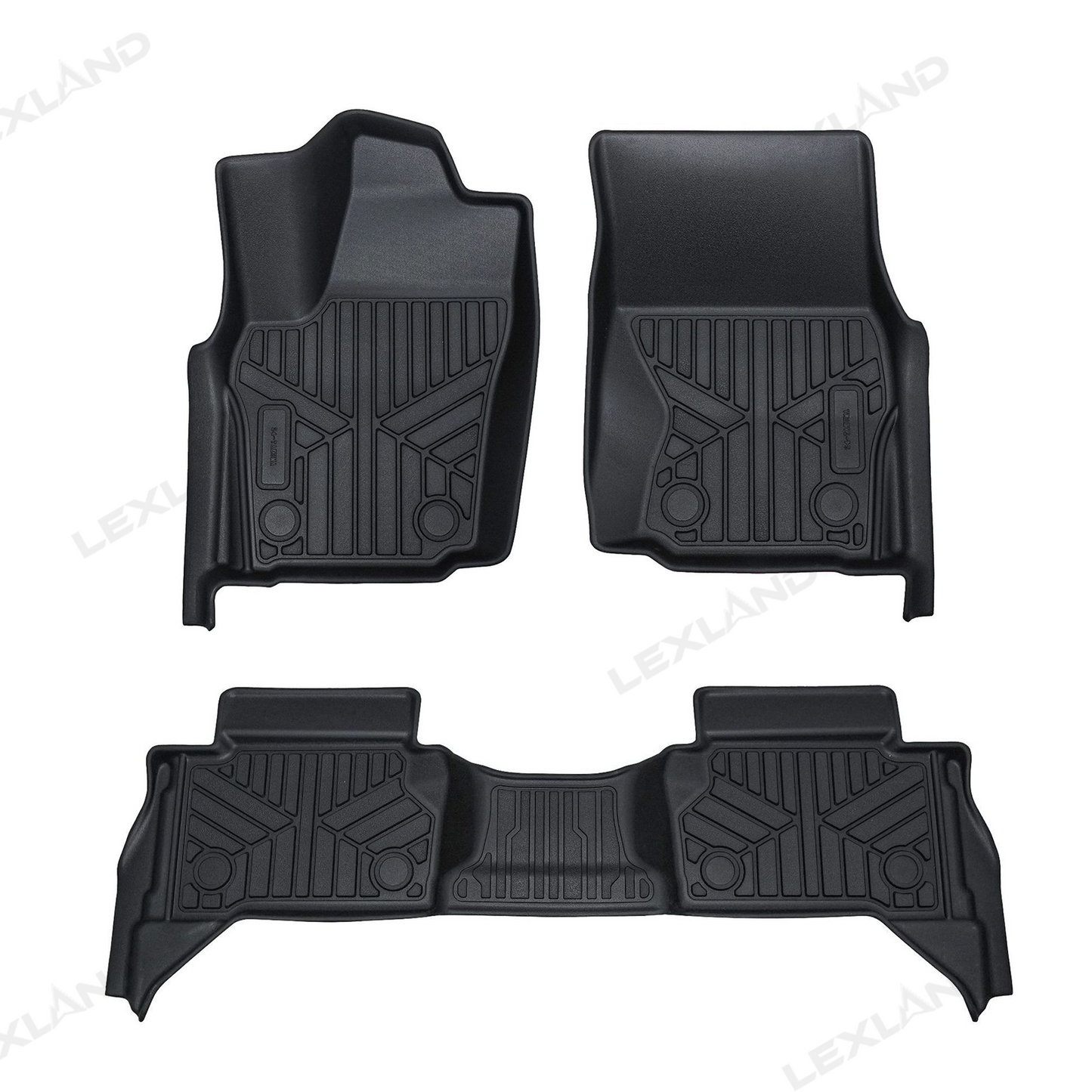 Tacoma Floor Mats All Weather TPE Floor Liners with Anti-Slip Spikes for Toyota