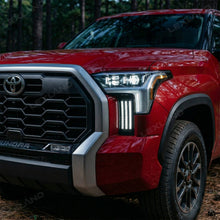 Tundra LED DRL Fog Lights Triple Fang Lights Daytime Running Lights Sequential Turn Signal Lighting Upgrade