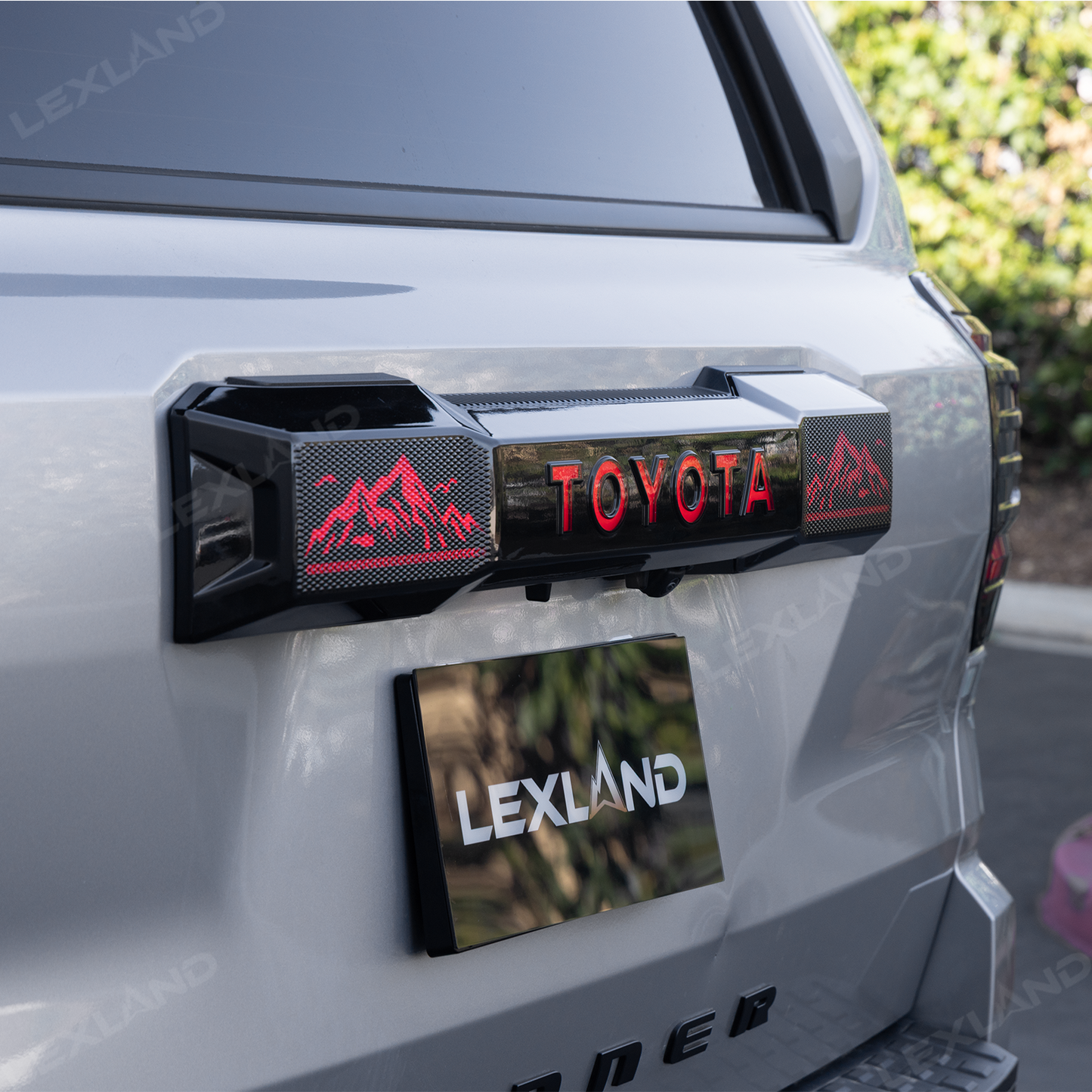 4Runner LED Trunk Tail Light Full Width Tailgate Ambient Lighting with Snow Mountain Off-Road Style