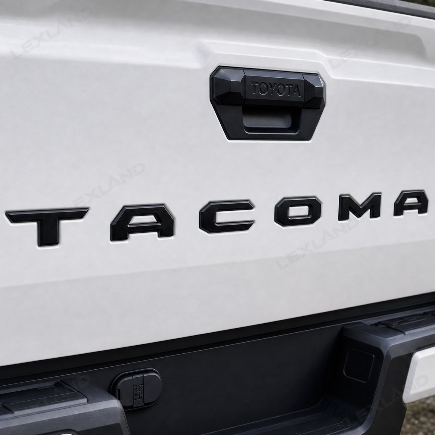 Tacoma 3D Tailgate Letters ABS Tailgate Insert Rear Emblems Decals for Toyota