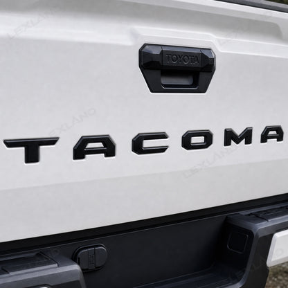Tacoma 3D Tailgate Letters ABS Tailgate Insert Rear Emblems Decals for Toyota