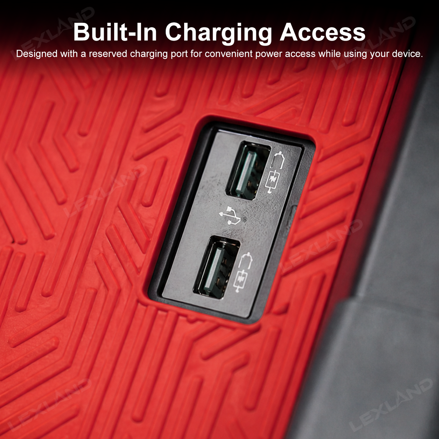 Tacoma/4Runner Wireless Charging Pad Silicone Center Console Mat for Toyota