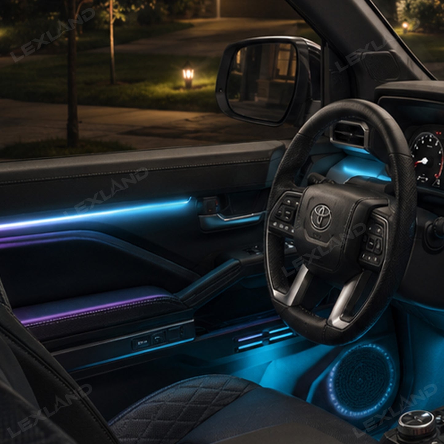 Tacoma RGB Ambient Lighting Kit Dynamic Interior LED Light Strips App Control & Music Sync