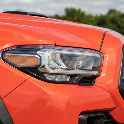 Tacoma Front Headlight Clear Lens High-Transparency PC Headlamp Covers for Toyota