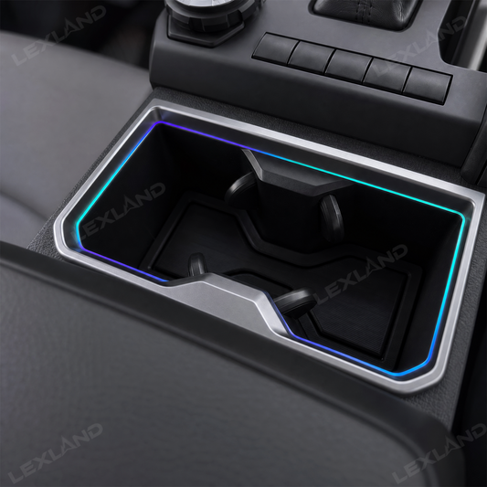 Tacoma Cup Holder RGB Ambient Lighting Kit Interior Cupholder Light Upgrade for Toyota