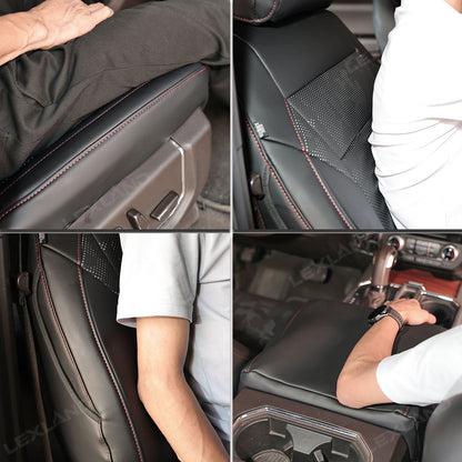 Camo Seat Covers for Ford F-150 Crew Cab XL/ XLT, Custom Interior Upgrade Seat Protection