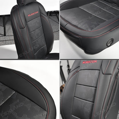 Wrangler Como Style Seat Covers 4-Door Seat Protector Without Rear Armrest Interior Seat Upholstery Upgrade