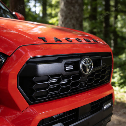 Tacoma Hood Letter Inserts Black Emblem Overlays For Toyota