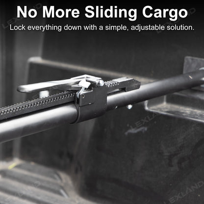 Tacoma/4Runner Cargo Stabilizer Bar Adjustable Truck Bed Load Stop Divider Bar for Toyota