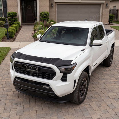 Tacoma Hood Deflector Split Design Hood Protector ABS Hood Shield for Toyota