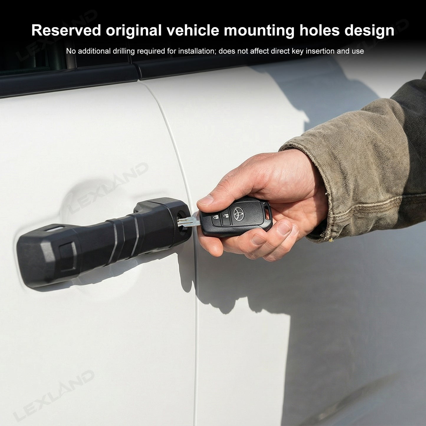 Tacoma/4Runner Door Handle Covers Door Decoration Protector Overlay for Toyota