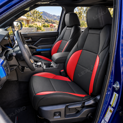 Tacoma /4Runner Seat Covers Carbon Fiber Style Seat Protector Interior Trim Upgrade for Toyota