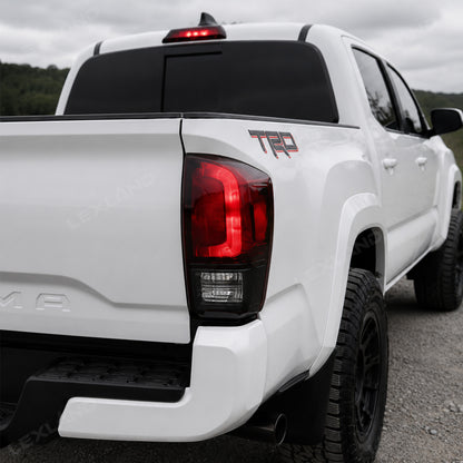Tacoma Smoked Tail Light Covers & Third Brake Light Cover Rear Lamp Protector for Toyota