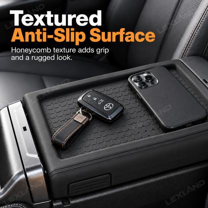 RAV4 Center Console Cover Reversible Silicone Armrest Box Cover Trim Interior Protection for Toyota