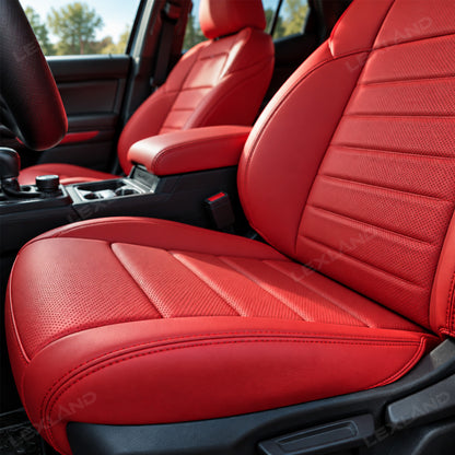 Tacoma /4Runner Seat Covers Full Coverage Embossed Seat Protector with TRD Style for Toyota