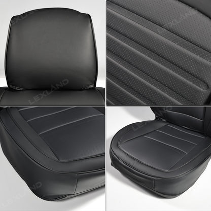 Wrangler Seat Covers 4-Door Embossed Leather Seat Protector Without Rear Armrest