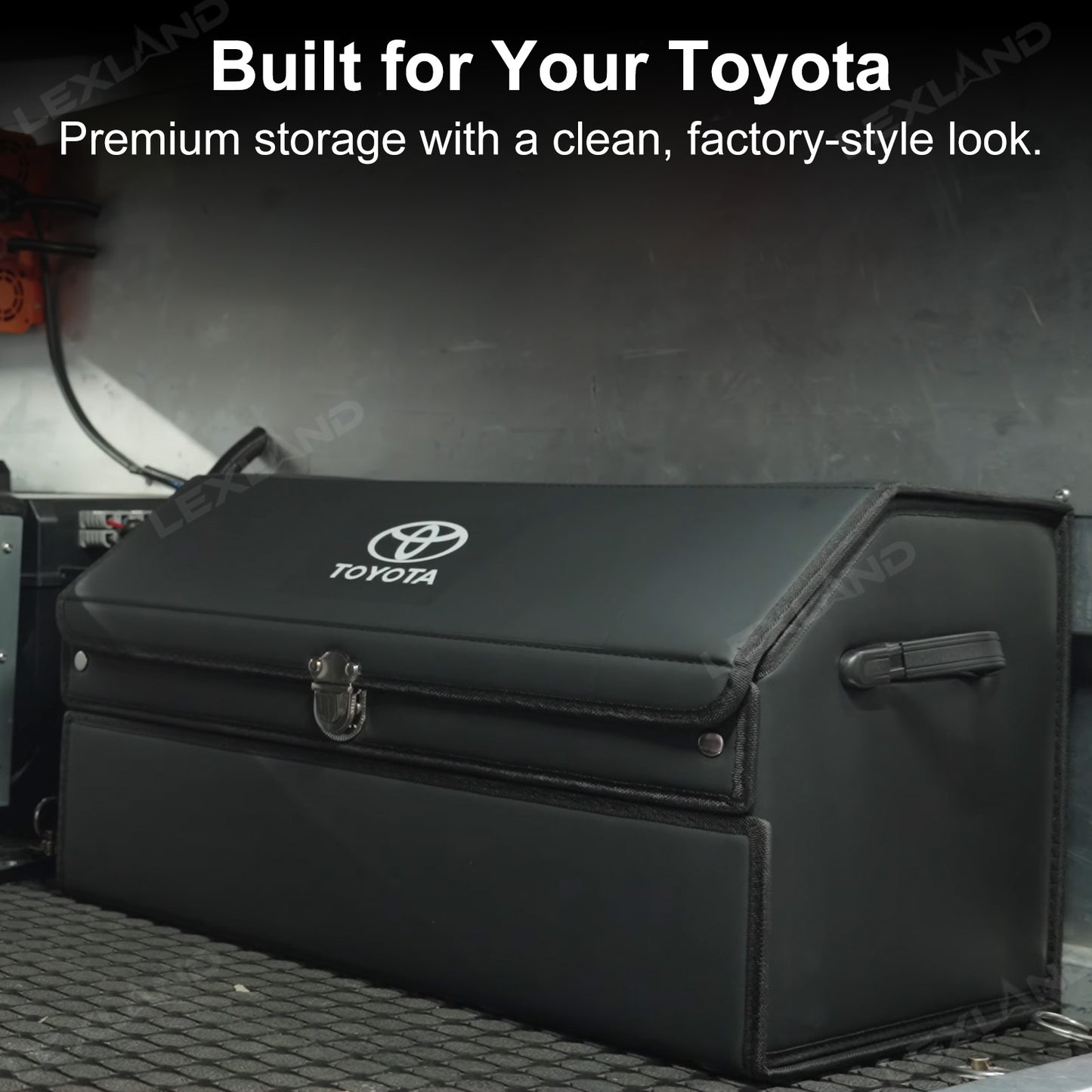 Toyota Trunk Storage Box Trunk Organizer with Toyota Logo Luggage Storage Bag