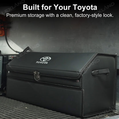 Toyota Trunk Storage Box Trunk Organizer with Toyota Logo Luggage Storage Bag