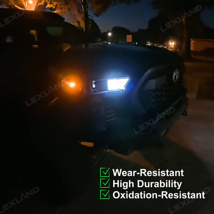 Tacoma Front DRL Turn Signal Parking Light 7443 LED Bulb Replacement Kit