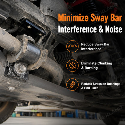 Tacoma Sway Bar Drop Bracket Kit Aluminum Alloy Relocation Brackets for 2WD/4WD with 2"- 4" Lifts