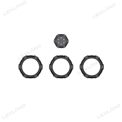 Tacoma/4Runner Aluminum Dash Knobs Kit Radio Knob + Drive Mode Knob + Climate Knobs Set