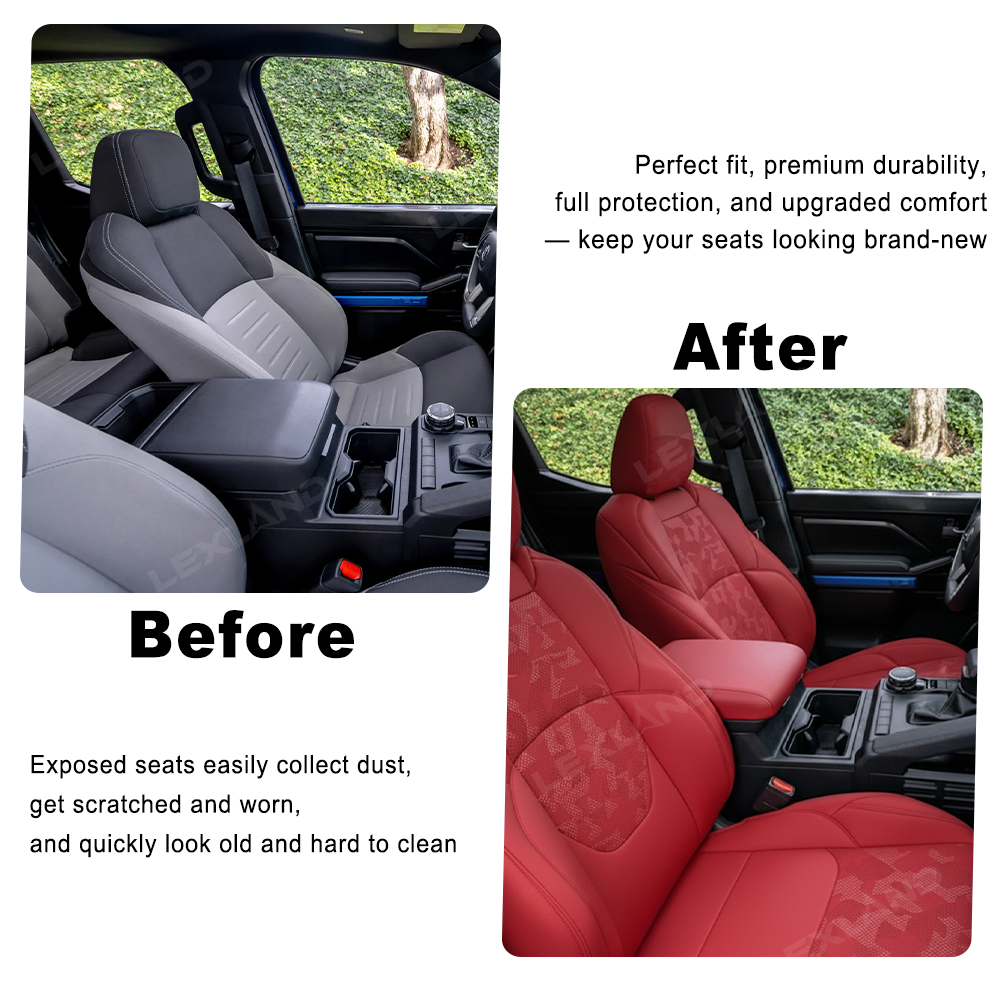 Tacoma/4Runner Seat Covers Full Coverage Camo Seat Protector for Toyota