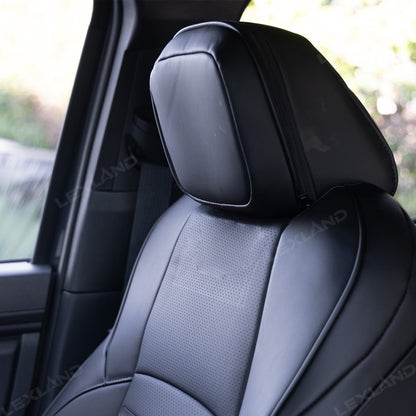 Tacoma /4Runner Seat Covers Embossed Nappa Leather Seat Protectors with TRD Style for Toyota