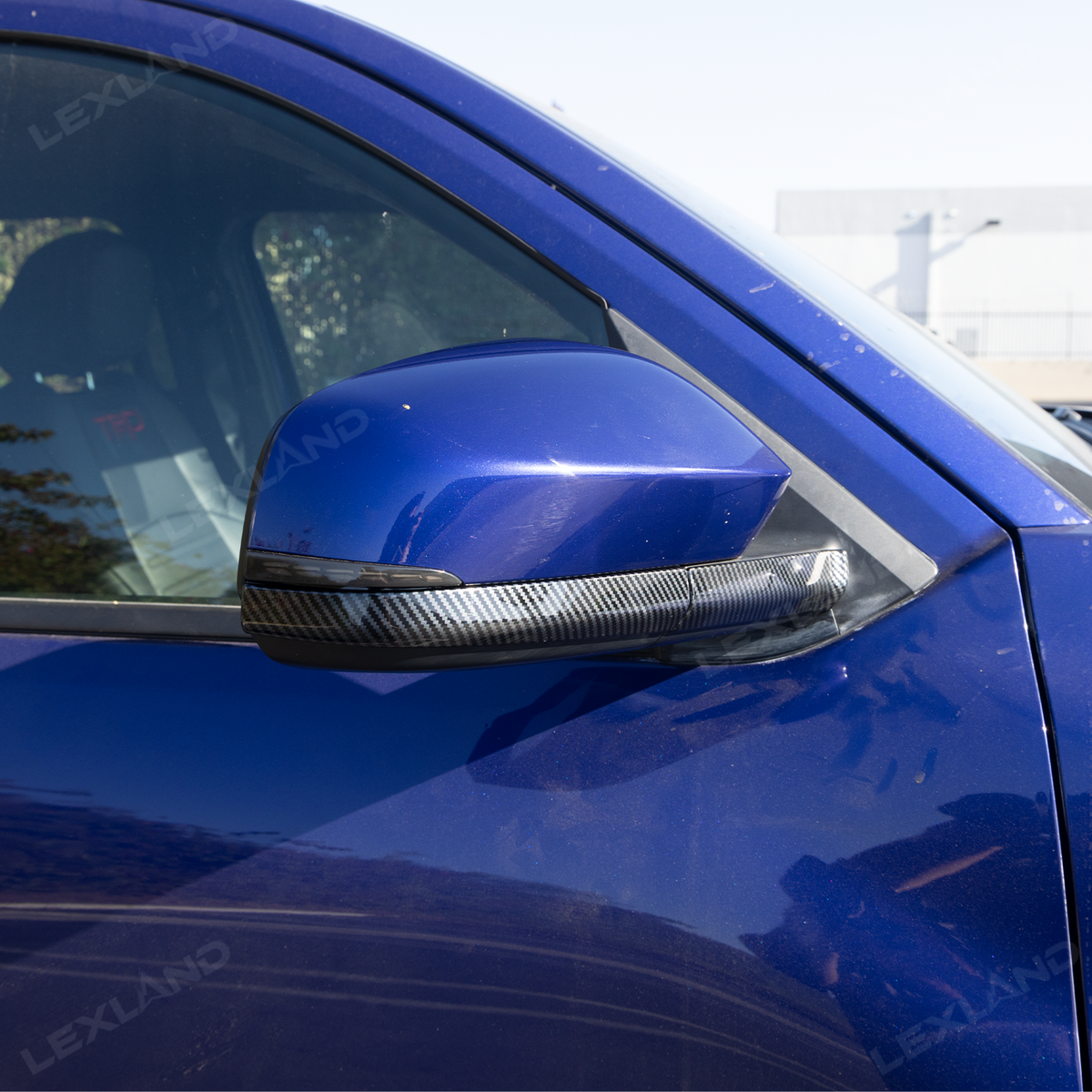 Tacoma/4Runner Rearview Side Mirror Stripe Cover Trim ABS Exterior Decorative Strips 4PCS for Toyota