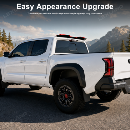 Tacoma Roof Spoiler Rear Window Cab Spoiler Wing RedLine Style Rear Truck Splitter