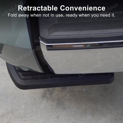 Tundra Rear Bed Step Retractable Aluminum Truck Tailgate Step Folding Bumper Step for Toyota