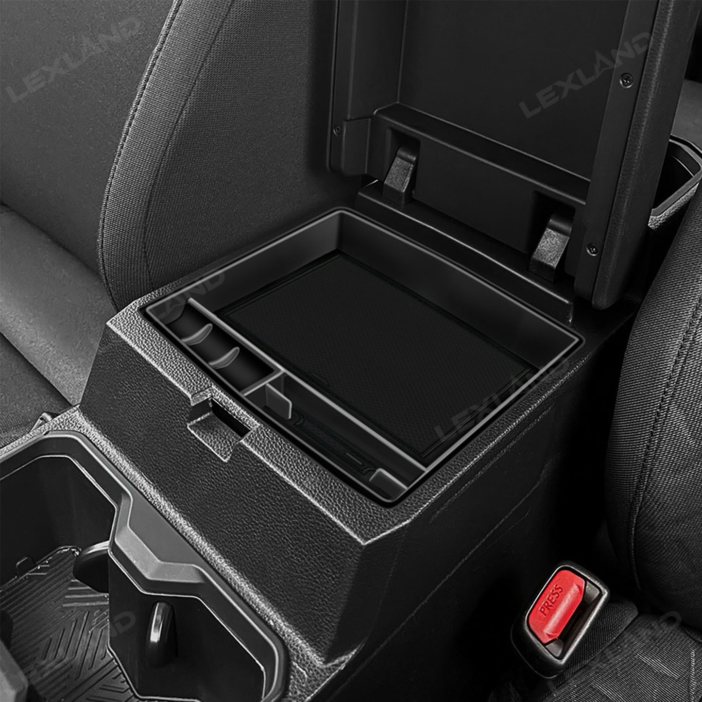 Tacoma Center Console Organizer ABS Armrest Storage Box Container Tray for Toyota