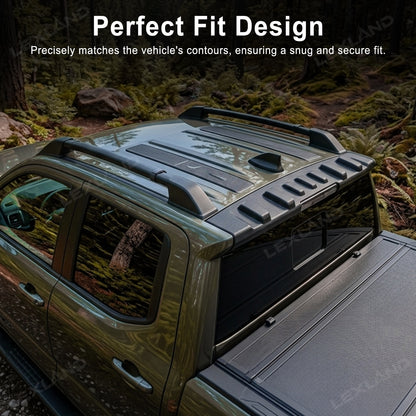 Tacoma Rear Roof Protector TPE Trunk Cap Protector Rear Roof Spoiler Guard Shield for Toyota