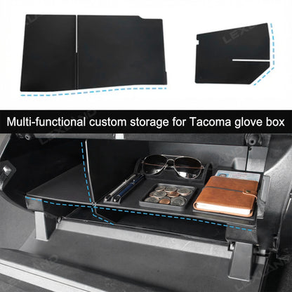 Tacoma Glove Box Organizer 2.0 ABS Cross Storage Divider for Toyota