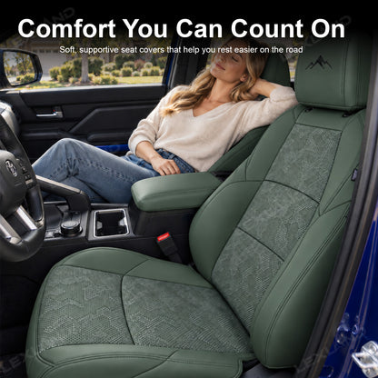 Tacoma/4Runner Seat Covers Off-Road Style Camo Seat Protector Custom Fit Interior Seat Upholstery Upgrade