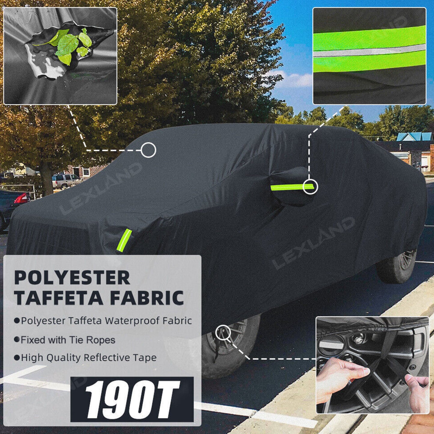 Tacoma Car Cover All-Weather Outdoor Protective Cover for Toyota